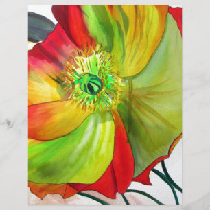 Papier Poppy Art macro poppy