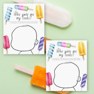 Papier Popsicle - Qui m'a donné mon look bébé jeu