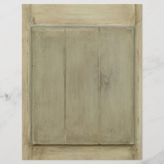 Papier Porte en bois peint rustique (Devant)