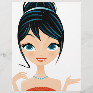Papier portrait de fille