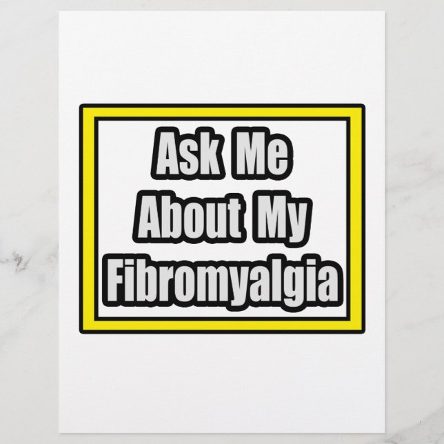 Papier Posez-moi une question sur ma fibromyalgie (Devant)