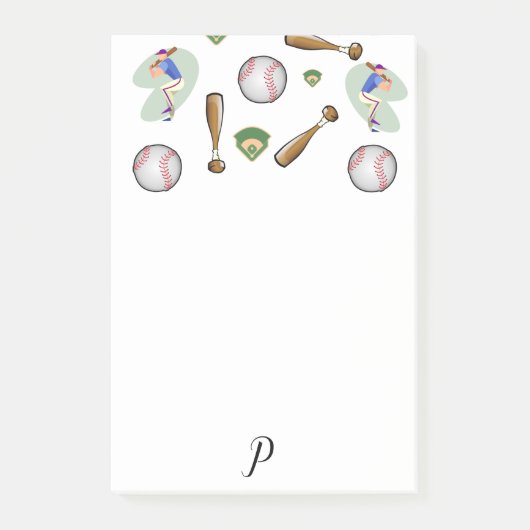 Papier Post-it Baseball (Devant)