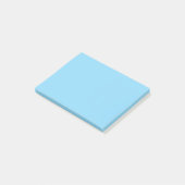 Papier Post-it Bébé Bleu Doux pour Notes et Rappel (Incliné)