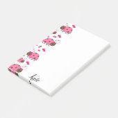 Papier Post-it coccinelle rose (Incliné)