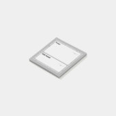 Papier Post-It de prière (Gris) (Incliné)