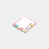 Papier Post-it Gâteau Rose Mémorandum de Bureau de (Incliné)