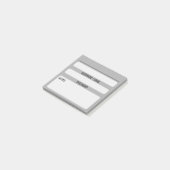 Papier Post-It pour mot de passe de site Web (Gris (Incliné)