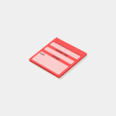 Papier Post-It pour mot de passe de site Web (Roug (Incliné)