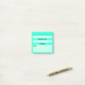 Papier Post-It pour mot de passe de site Web (Sarc (Sur un bureau)