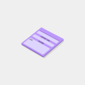 Papier Post-It pour mot de passe de site Web (Viol (Incliné)