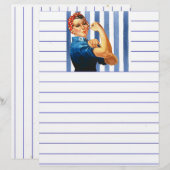 Papier Poste de travail pour femmes (Devant / Derrière)