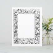Papier Poste frontière rose (Debout devant)