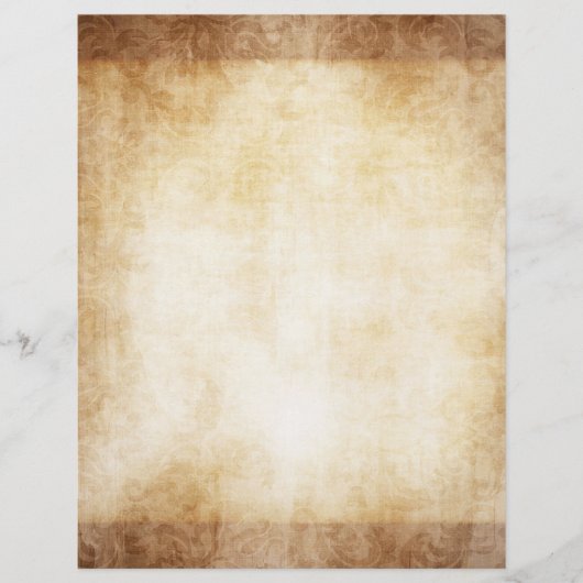 Papier Poste frontière vintage Damask (Devant)