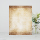 Papier Poste frontière vintage Damask (Debout devant)