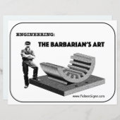 Papier Poster - Art barbare (Devant / Derrière)