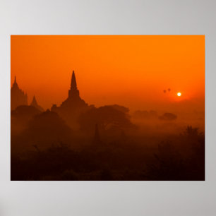 Papier Poster des Temples Anciens (Matte)