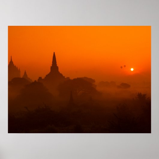 Papier Poster des Temples Anciens (Matte) (Devant)