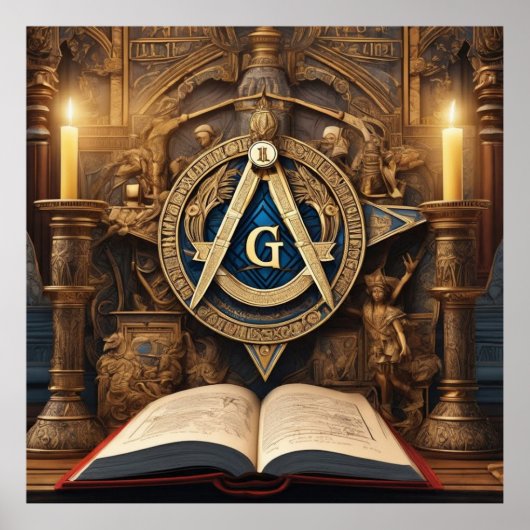Papier Poster Freemason (Matte) (Devant)