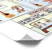 Papier Poster Guitare (Coin)