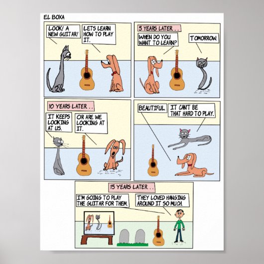 Papier Poster Guitare (Devant)