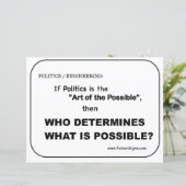 Papier Poster - Politique / Possible (Debout devant)
