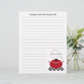 Papier Pot De Cuisine Rouge De La Cuisine De...  (Debout devant)