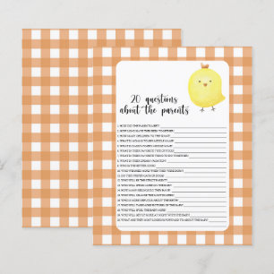 Papier Poulet - jeux - 20 questions sur les parents