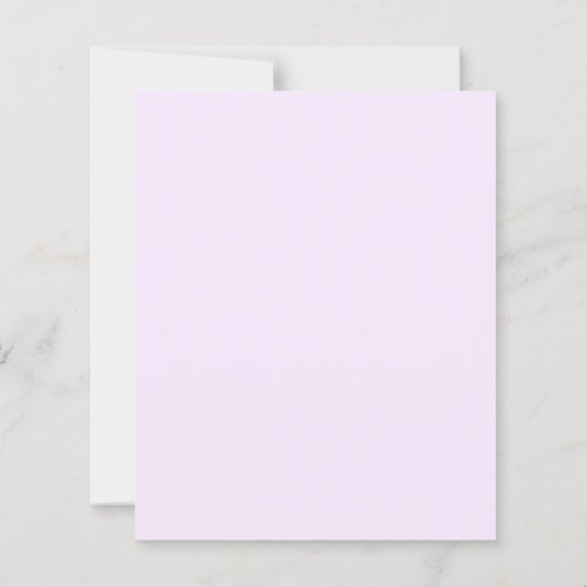 Papier Poupée papillon arc fille Baby shower invitation (Dos)