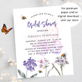 Papier Poupée papillon budget nuptiale invitation douche
