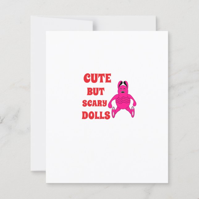 Papier Poupées mignonnes mais effrayantes (Devant)