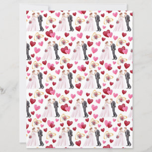 Papier pour album de mariage en blanc
