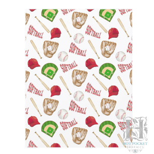Papier pour album de softball