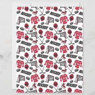 Papier pour album-souvenir de hockey