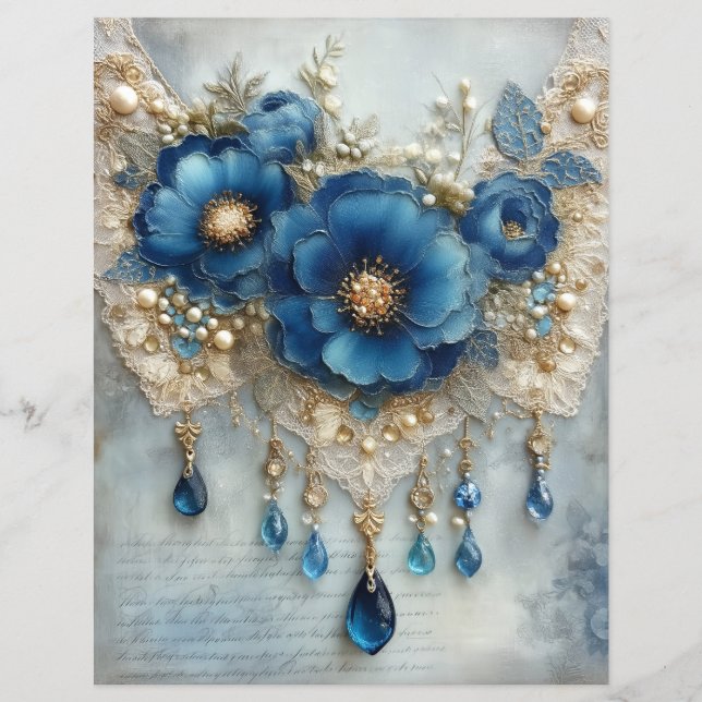 Papier pour scrapbooking journal de bricolage Gems (Devant)