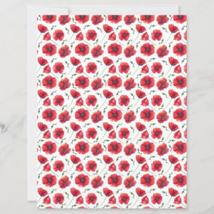Papier pour Scrapbooking Poppy