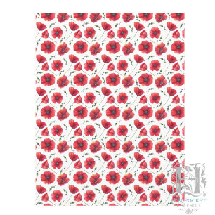 Papier pour Scrapbooking Poppy