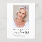 Papier Pour toujours dans nos coeurs Photo Sympathie Merc (Devant)