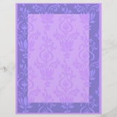 Papier Pourpre damassé