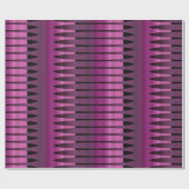 Papier pourpre rose d'emballage cadeau de rangée (Plat)