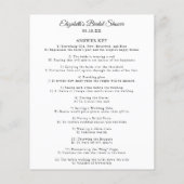 Papier Pourquoi Faisons-Nous Cela ? | Jeu de Fête des mar (Dos)