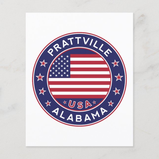 Papier Prattville, Alabama (Devant)