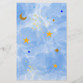 Papier Prédictions de bébé Twinkle Twinkle Little Star (Dos)