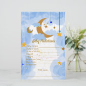 Papier Prédictions de bébé Twinkle Twinkle Little Star (Debout devant)