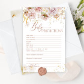 Papier Prédictions de boho de fleurs de jardin pour bébé