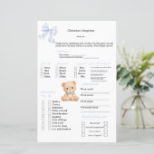 Papier Prédictions de ruban bleu et jeu de conseils pour (Debout devant)