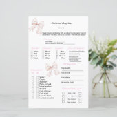 Papier Prédictions de ruban rose et jeu de conseils pour (Debout devant)