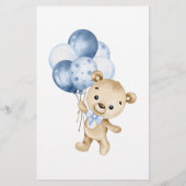 Papier Prédictions des bébés | Jeu Baby shower (Dos)