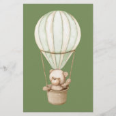 Papier Prédictions des bébés | Jeu Baby shower (Dos)