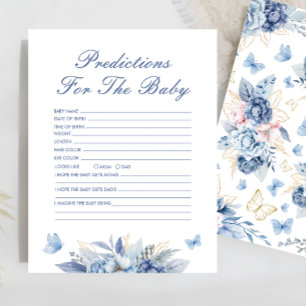 Papier Prédictions Du Petit Papillon Pour Le Jeu Du Bébé