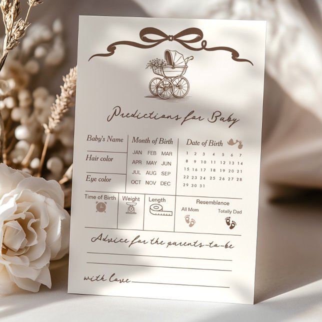 Papier Prédictions et conseils Cafe bebe Arc Fête bébé (Créateur téléchargé)